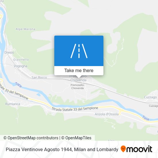 Piazza Ventinove Agosto 1944 map