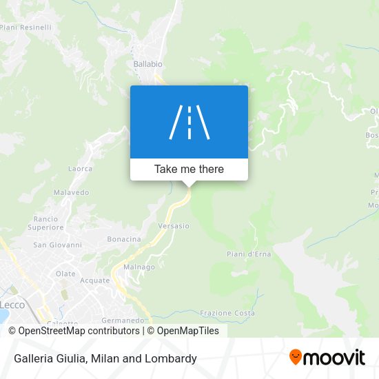 Galleria Giulia map