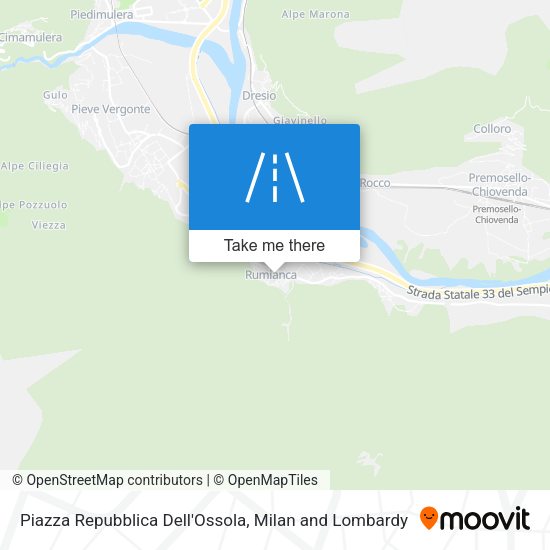 Piazza Repubblica Dell'Ossola map