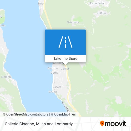 Galleria Ciserino map