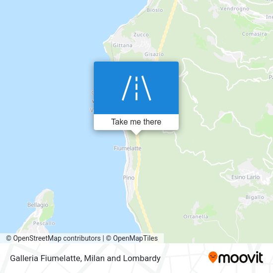 Galleria Fiumelatte map
