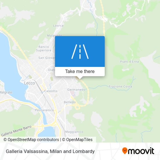 Galleria Valsassina map
