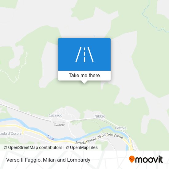 Verso Il Faggio map