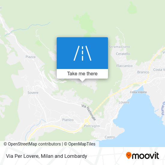 Via Per Lovere map