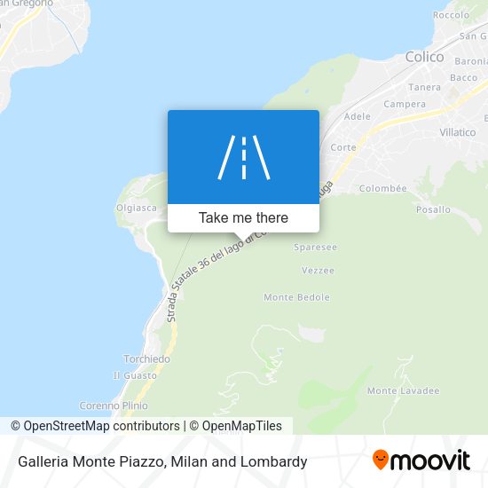 Galleria Monte Piazzo map