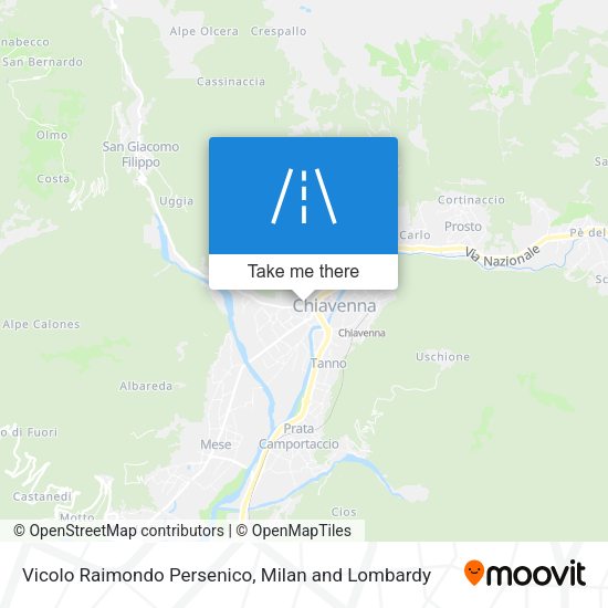 Vicolo Raimondo Persenico map