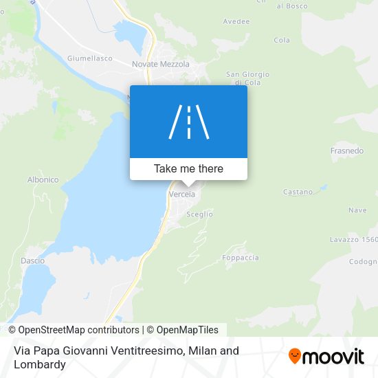 Via Papa Giovanni Ventitreesimo map