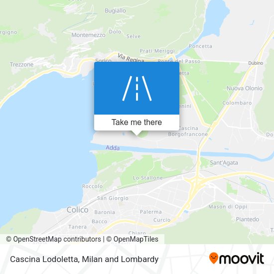 Cascina Lodoletta map
