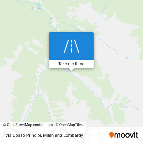Via Dosso Principi map