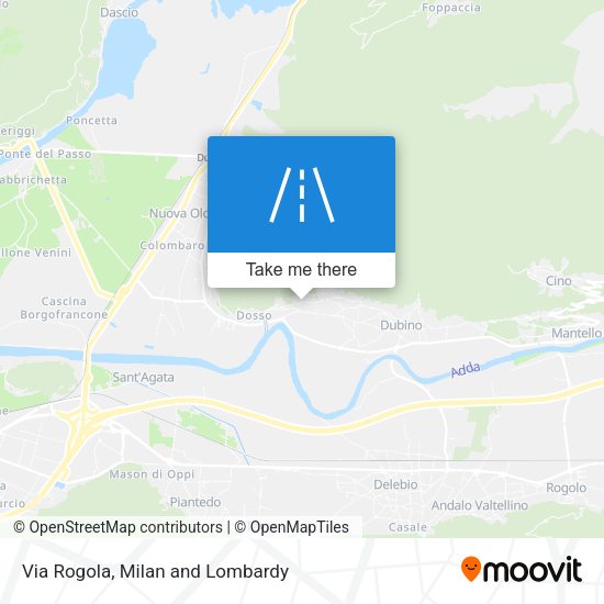Via Rogola map