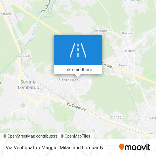 Via Ventiquattro Maggio map