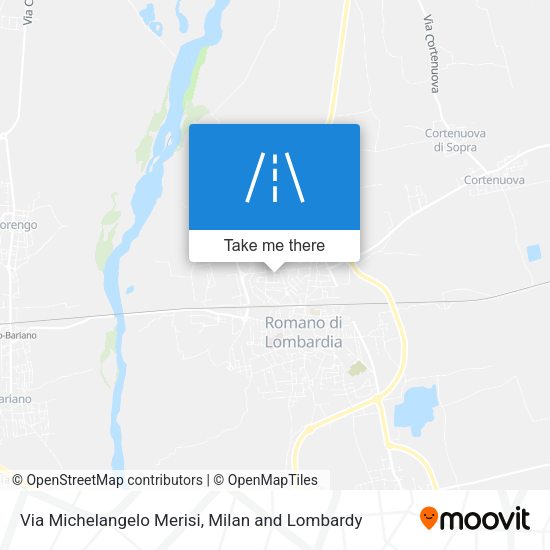 Via Michelangelo Merisi map