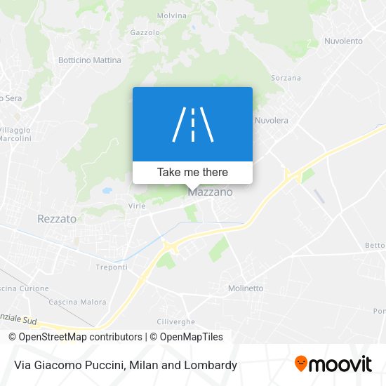 Via Giacomo Puccini map