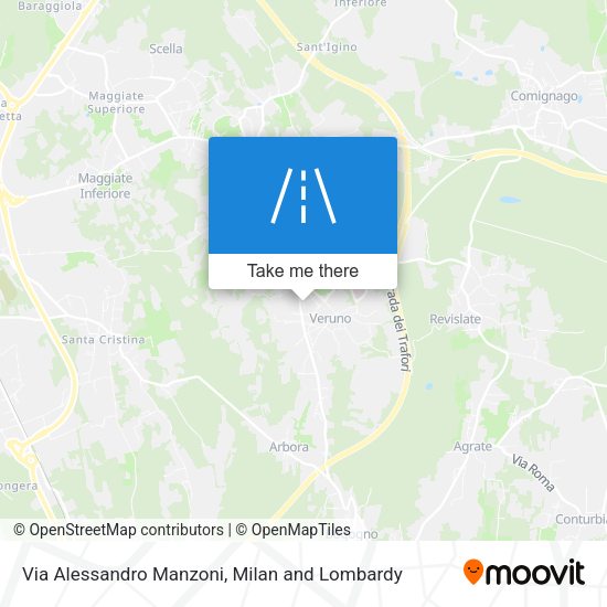 Via Alessandro Manzoni map