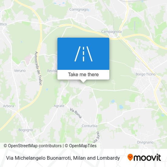 Via Michelangelo Buonarroti map