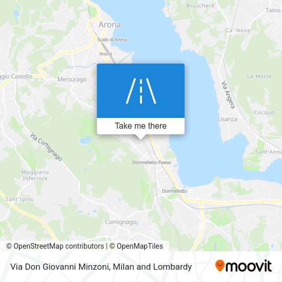 Via Don Giovanni Minzoni map