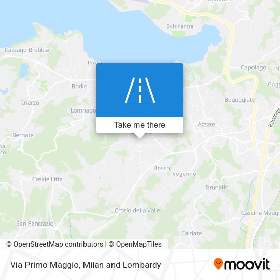 Via Primo Maggio map