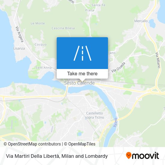 Via Martiri Della Libertà map