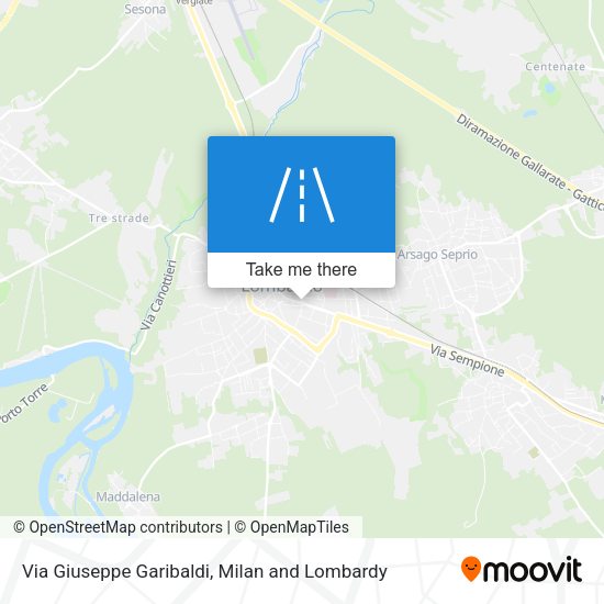 Via Giuseppe Garibaldi map