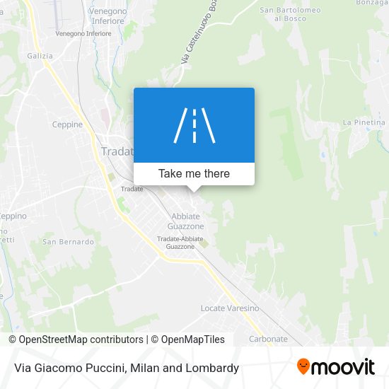 Via Giacomo Puccini map