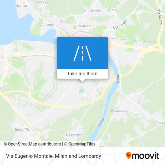 Via Eugenio Montale map