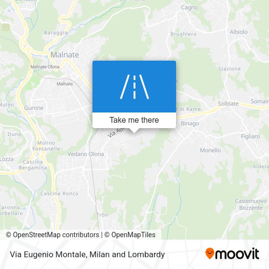 Via Eugenio Montale map
