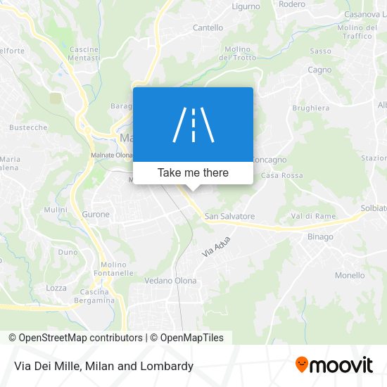 Via Dei Mille map