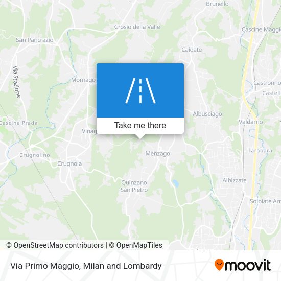 Via Primo Maggio map