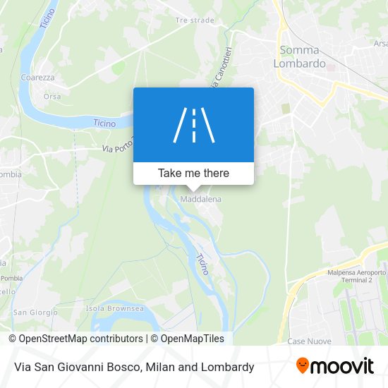 Via San Giovanni Bosco map