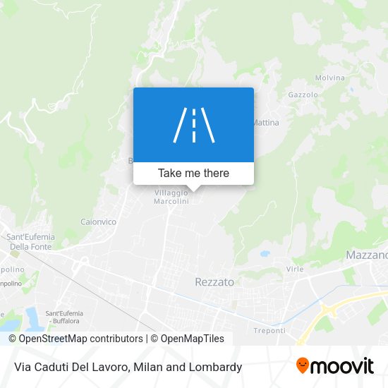 Via Caduti Del Lavoro map