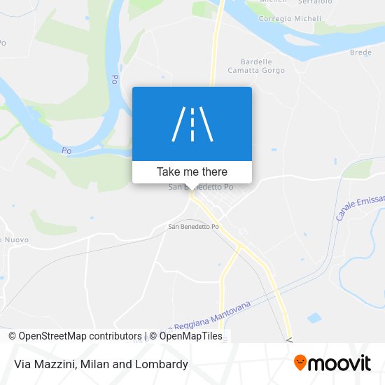 Via Mazzini map