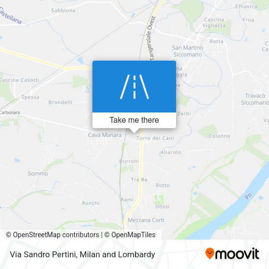 Via Sandro Pertini map