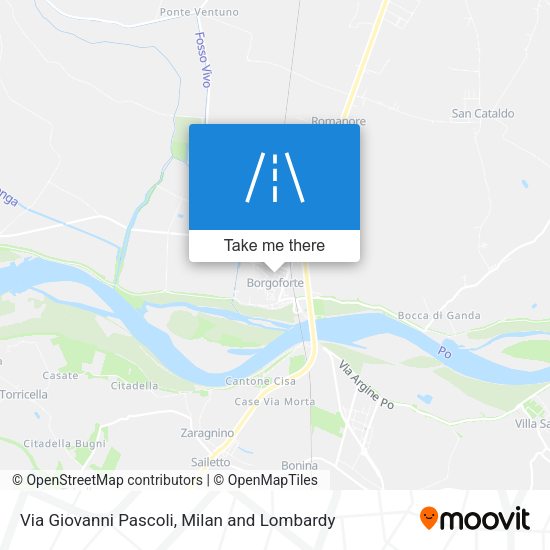 Via Giovanni Pascoli map