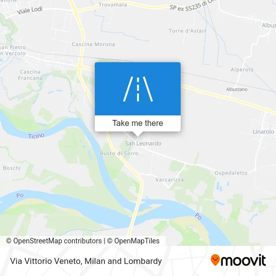Via Vittorio Veneto map