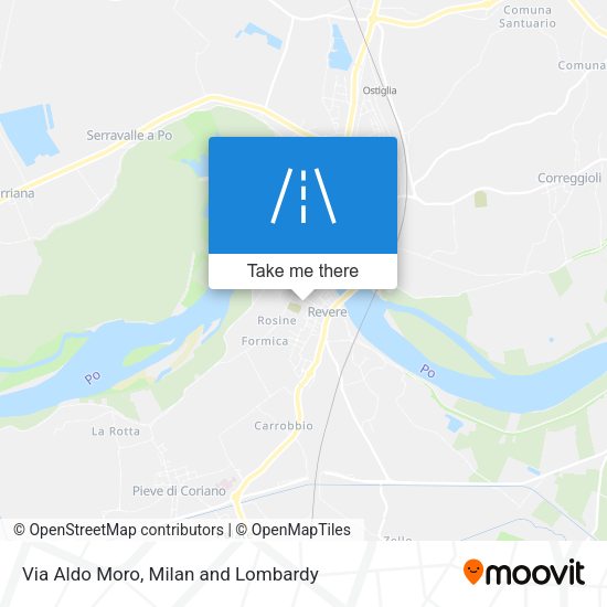 Via Aldo Moro map