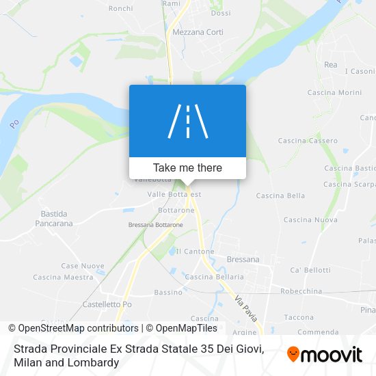 Strada Provinciale Ex Strada Statale 35 Dei Giovi map