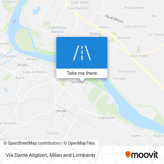 Via Dante Alighieri map