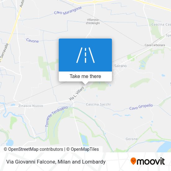 Via Giovanni Falcone map