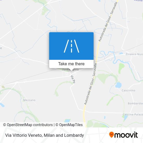 Via Vittorio Veneto map