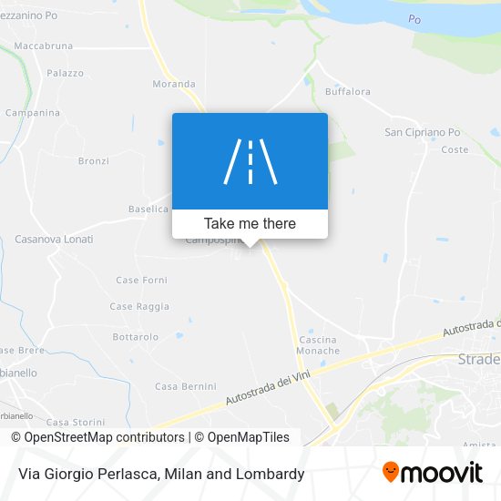 Via Giorgio Perlasca map
