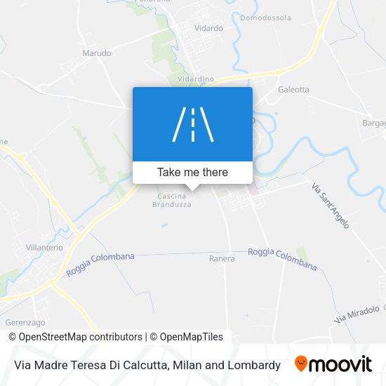 Via Madre Teresa Di Calcutta map