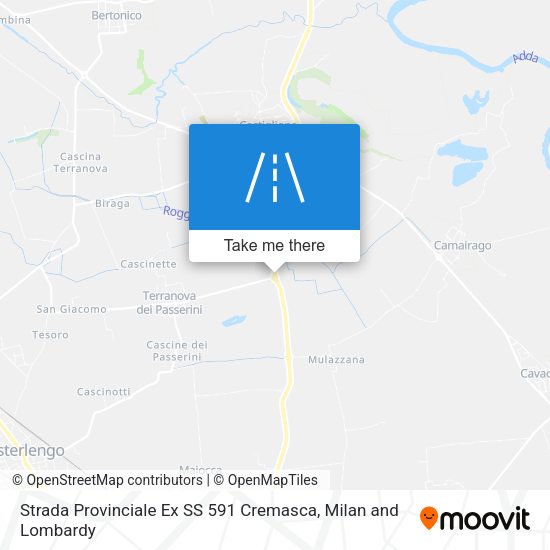 Strada Provinciale Ex SS 591 Cremasca map