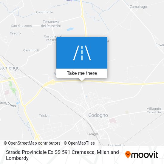 Strada Provinciale Ex SS 591 Cremasca map
