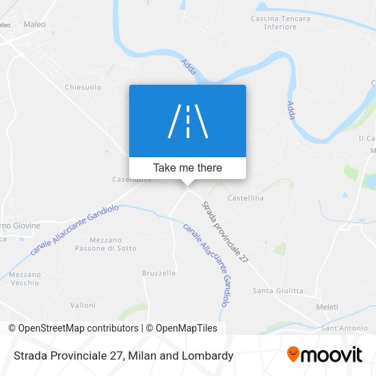 Strada Provinciale 27 map