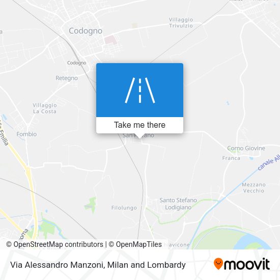 Via Alessandro Manzoni map