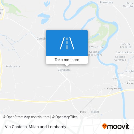 Via Castello map
