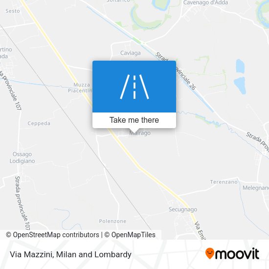Via Mazzini map