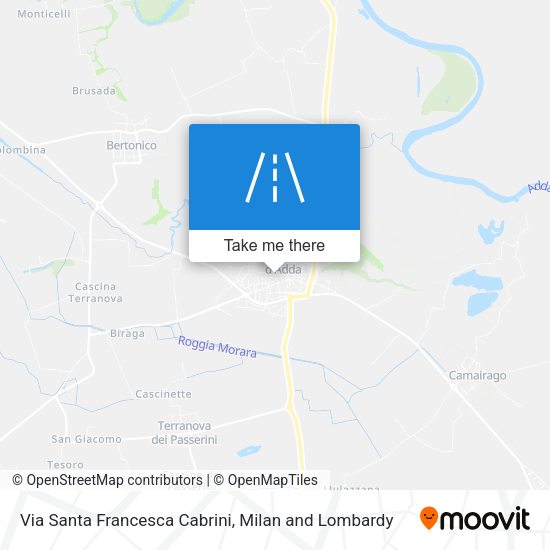 Via Santa Francesca Cabrini map