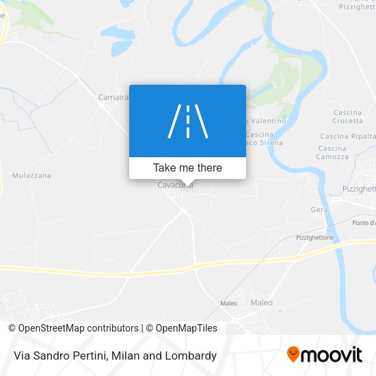 Via Sandro Pertini map
