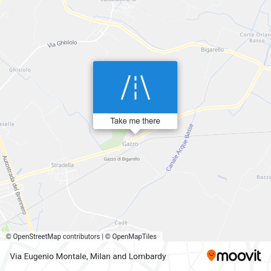 Via Eugenio Montale map